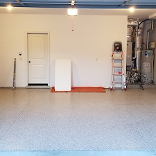 Boise, Idaho - Garage Cabinets and Epoxy Coating Installation